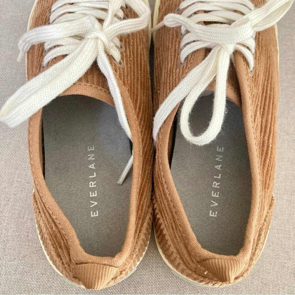 Everlane Corduroy | The Forever Sneakers | Cognac Brown Womans 8 | Mens 6.5